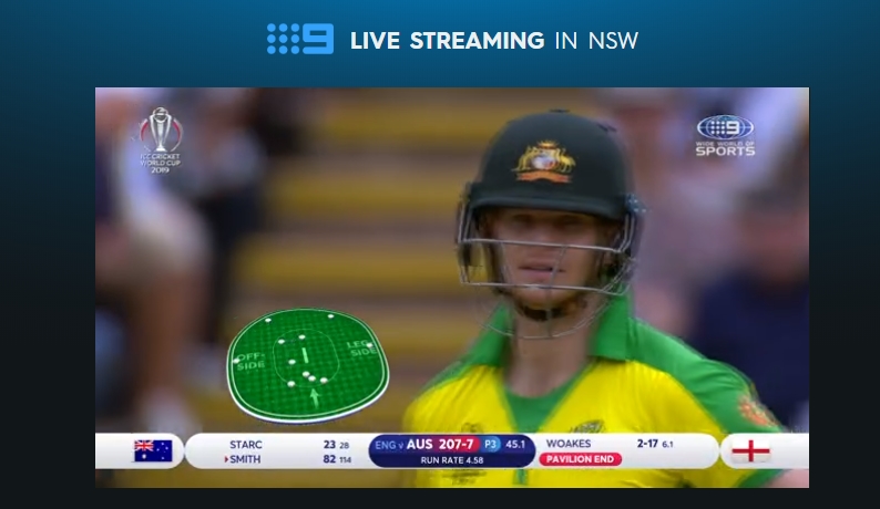 Watching the Cricket World Cup at 9Now, following the same strategy as when I try to stream 10Play abroad.